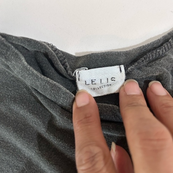 LE LIS shirt gray with motorcycle inspired - Picture 10 of 12